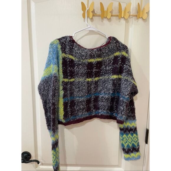 NWT Free People Emerson Fuzzy Pullover Sweater Size Medium - Picture 6 of 6